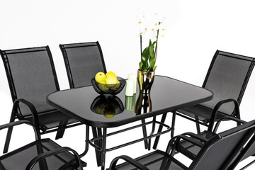 КОМПЛЕКТ САДОВОЙ МЕБЕЛИ 6+1 ДЛЯ ТЕРРАСЫ, БАЛКОНА