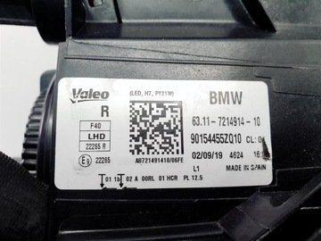 FORD C-MAX II MK2 FACELIFT 15R+ PRAVÁ SVĚTLO OBYČEJNÁ LED ORIG EU !!!