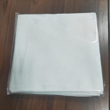 12x набор чисто белых носовых платков, однотонные винтажные хлопковые носовые платки для