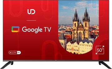 TELEWIZOR UD 50 CALI LED 4K ULTRA HD GOOGLE SMART TV HDR DOLBY ATMOS VISION