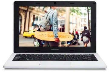 TANI MAŁY MOBILNY LAPTOP 11,6 BIAŁY 4GB RAM 128GB eMMC WIN10 GRATIS MYSZKA