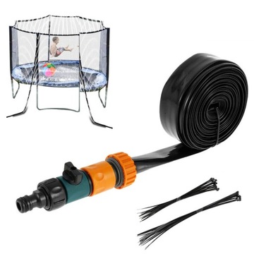 Спринклер на батуте длиной 12 м с регулируемым переключателем и 30 кабельными стяжками