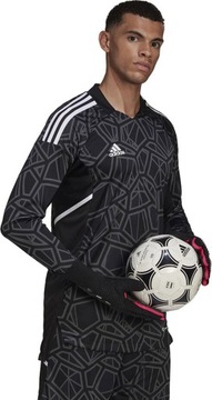 МУЖСКАЯ ВРАТАРСКАЯ ФУТБОЛКА ADIDAS CONDIVO 22 С ДЛИННЫМ РУКАВОМ, ЧЕРНАЯ, размер M