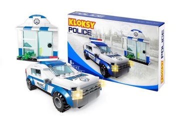 Klocki pojazd Policja City Komisariat pojazdy auto