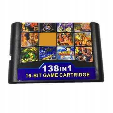 138 in 1 Hot Game Collection For SEGA GENESIS