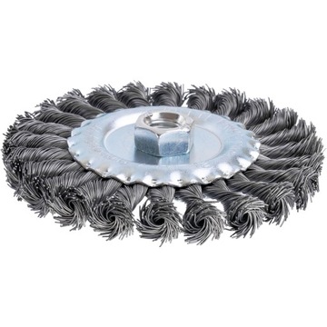 Дисковая щетка для шлифования. Многожильный провод Richamnn C4311, 125 мм.