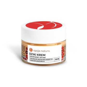 Żurawinowy krem do rąk - DZIKI KREM - Opcja Natura
