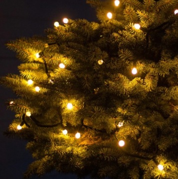 Рождественская елочная гирлянда 140 светодиодов НАРУЖНАЯ/ВНУТРЕННЯЯ ТЕПЛЫЙ БЕЛЫЙ