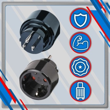 Дорожный адаптер США Канада Мексика Доминиканская Республика