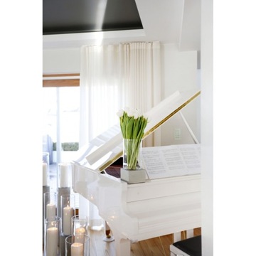 ŚWIECZNIK LAMPION SZKLANY + BETON ARCHITEKTONICZNY