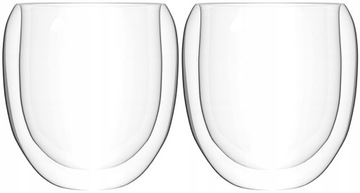 SZKLANKI TERMICZNE Z PODWÓJNĄ ŚCIANKĄ DO KAWY MIOWI CLASSIC 2X 250 ML