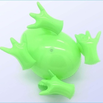 Nadmuchiwany model żaby zwierzęce dmuchane zabawki zabawka dla dzieci na wakacje na plaży