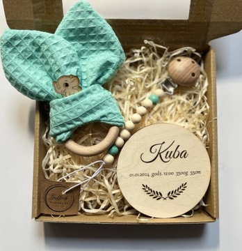 Gift box baby METRYCZKA narodziny baby shower prezent dla noworodka