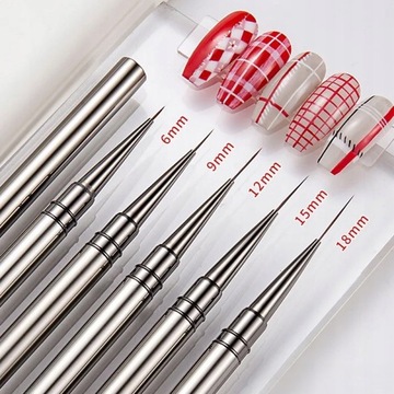 Набор для ногтей BRUSHE SET 5 кистей, тонкая кисть для украшения омбре