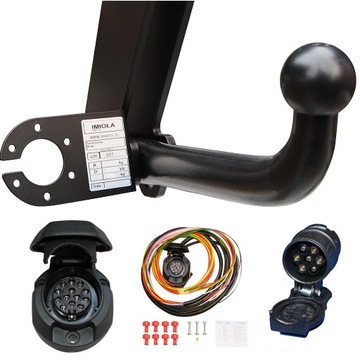 Hak holowniczy Toyota COROLLA E12 Kombi 2002-2007r + Wiązka 13 pin