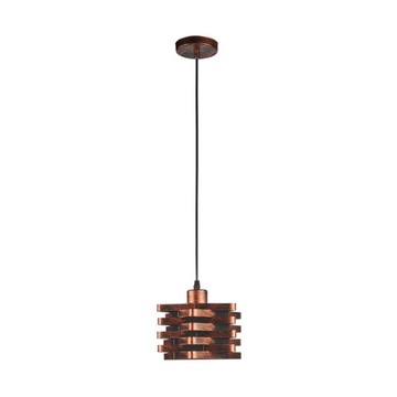 LAMPA WISZĄCA SUFITOWA ŻYRANDOL IRON MIEDŹ LOS-06