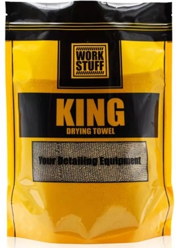 WORK STUFF Новое большое толстое впитывающее полотенце KING для сушки автомобильной краски