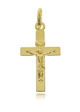 Złoty krzyżyk z wizerunkiem Jezusa Próby 585 gr.