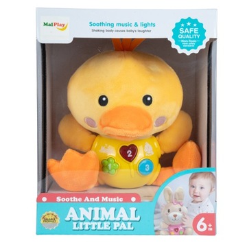 УТКА ИНТЕРАКТИВНАЯ УТКА LIT плюшевый талисман ЗВУКОВОЙ СВЕТ