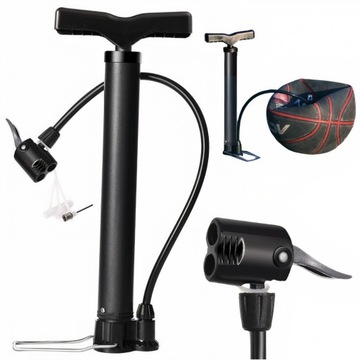 POMPKA ROWEROWA DO PIŁEK BASENU ROWERU MATERACA Z WĘŻYKIEM RĘCZNA+KOŃCÓWKI