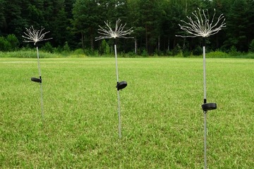 САДОВАЯ СОЛНЕЧНАЯ ЛАМПА ОДУВШИНКИ 82см LED 3 шт.