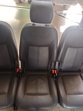 DRUHÝ ŘADA SEDADLA FORD S-MAX FACELIFT KŮŽE
