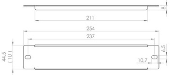 ЗАГЛУШКА ДЛЯ СТОЙОЧНОГО ШКАФА РП10-1У-Б