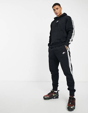 Nike Męski Dres Komplet Spodnie Bluza Bawełna jogg