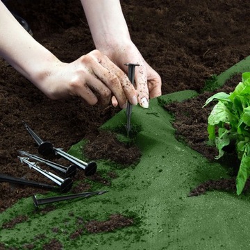 АГРО НЕТКАНЫЙ AGROTWOVEN 1,6х50м ДЛЯ СОРЬНИКОВ УФ 100 ШПИЛЬКОВ