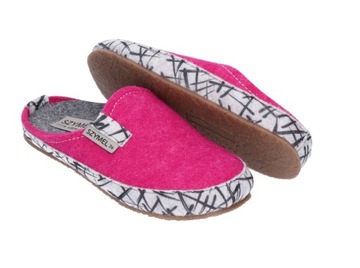 Kapcie damskie filc naturalny Szymel Picasso 36-41