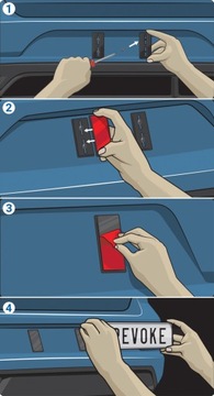 Безрамочное магнитное крепление для одной доски