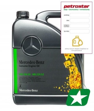 MERCEDES 5W30 MB 229.52 5L