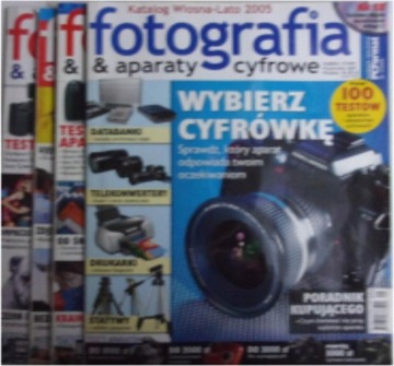 Fotografia & aparaty cyfrowe nr 4,5,7,8/2005