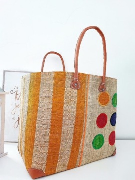 Сумка-корзина Madagascar с желтым L