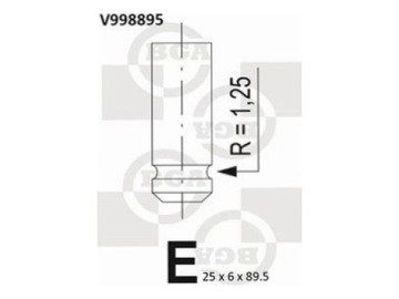 BGA V998895 VENTIL VÝFUKOVÝ