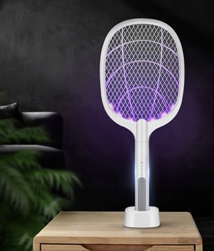 ELEKTRYCZNA ŁAPKA NA MUCHY PACKA NA OWADY KOMARY RAŻĄCA PRĄDEM LAMPA UV