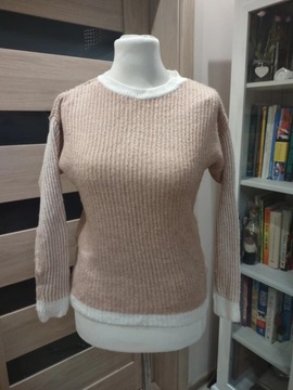 323. Atmosphere różowy miękki sweter 34 XS