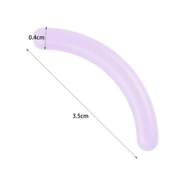 Насадки для щипцов для ресниц, 20 шт. Переносные резинки для стандартных щипцов для завивки, фиолетовые.