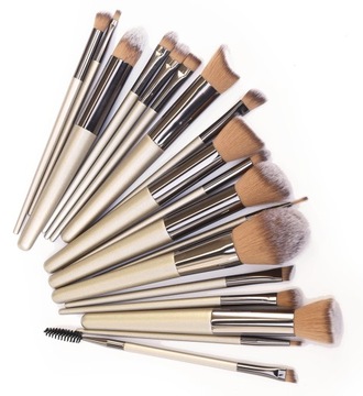 СУПЕР КИСТИ ДЛЯ МАКИЯЖА набор 18 штук КАЧЕСТВО! № Pm18b