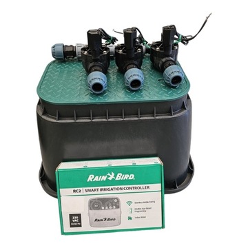 Комплект Rain Bird HV, 3 секции, коллектор RainBird RC2 с Wi-Fi PE, 32 лунки