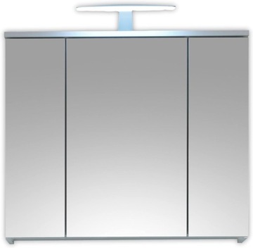 Szafka łazienkowa z lustrem i LED 80cm USZKODZONA