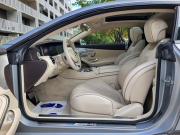 Mercedes Klasa S W222 Coupe AMG S 63 AMG 585KM 2015 MERCEDES-BENZ S63 AMG Coupe, V8 5,5l 585KM * 4X4 / 4Matic * Bogata wersja, zdjęcie 3