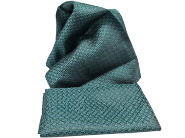 ZIELONA WE WZORY POSZETKA WYPUSTKA BUTONIERKA