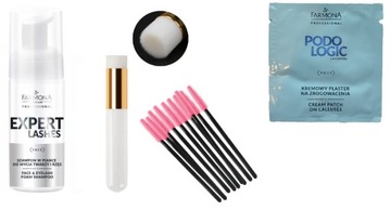 FARMONA EXPERT LASHES SZAMPON DO RZĘS +PĘDZEL+10xSZCZOTECZKA +PRÓBKA KREMU