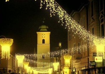 SOPLE ŚWIATEŁKA ŚWIECĄCE METEORYTY 500 LAMPEK LED