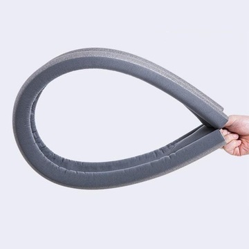 2 szt. Szara dolna uszczelka drzwiowa Ogranicznik przeciągów