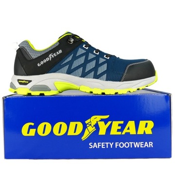 ULTRALEKKIE BUTY OBUWIE ROBOCZE BHP Z ŻELOWĄ WKŁADKĄ GOODYEAR 1662 S1P r.43