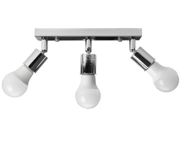 Потолочная лампа потолок прожектор металлической линии Chrome 3