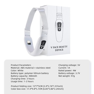 Mikroprądowa maszyna do liftingu twarzy V-Line Policzek Wyszczuplający masażer do twarzy