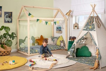 Yellow Tipi Poduszka Lucky Star wielokolorowy